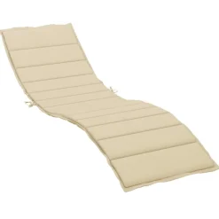 vidaXL Ligbedkussens Oxford stof (100% polyester) Beige