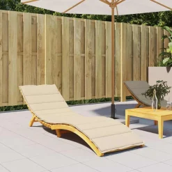 vidaXL Ligbedkussens Oxford stof (100% polyester) Beige