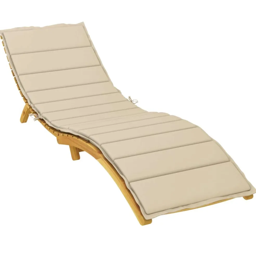 vidaXL Ligbedkussens Oxford stof (100% polyester) Beige