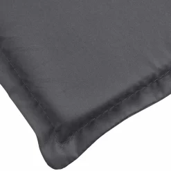 vidaXL Ligbedkussen 186x58x4 cm oxford stof antracietkleurig