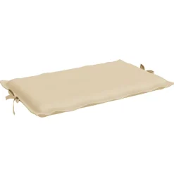 vidaXL Ligbedkussen 186x58x4 cm oxford stof beige