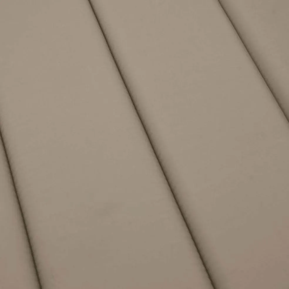 vidaXL Ligbedkussen 186x58x4 cm oxford stof taupe