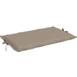 vidaXL Ligbedkussen 186x58x4 cm oxford stof taupe