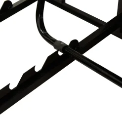 vidaXL Ligbed met kussen 2-persoons poly rattan grijs