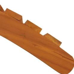 vidaXL Ligbed 2 st Massief Acaciahout Bruin