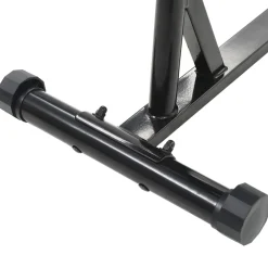 vidaXL Ligfiets hometrainer magnetisch met hartslagmeter