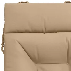 vidaXL Ligstoel Kussen VIANEN 100% Polyester Zand 200 x 50 x 8 cm