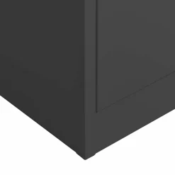 vidaXL Lockerkast 90x40x180 cm staal antracietkleurig