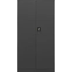 vidaXL Lockerkast 90x40x180 cm staal antracietkleurig