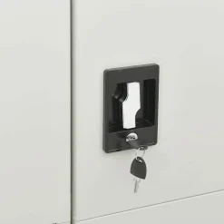 vidaXL Lockerkast 90x40x180 cm staal lichtgrijs