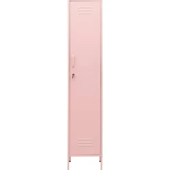 vidaXL Lockerkast 35x46x180 cm staal roze