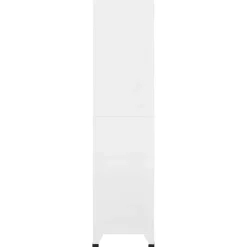 vidaXL Lockerkast 90x40x180 cm staal lichtgrijs