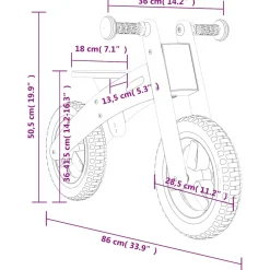 vidaXL Loopfiets voor kinderen roze