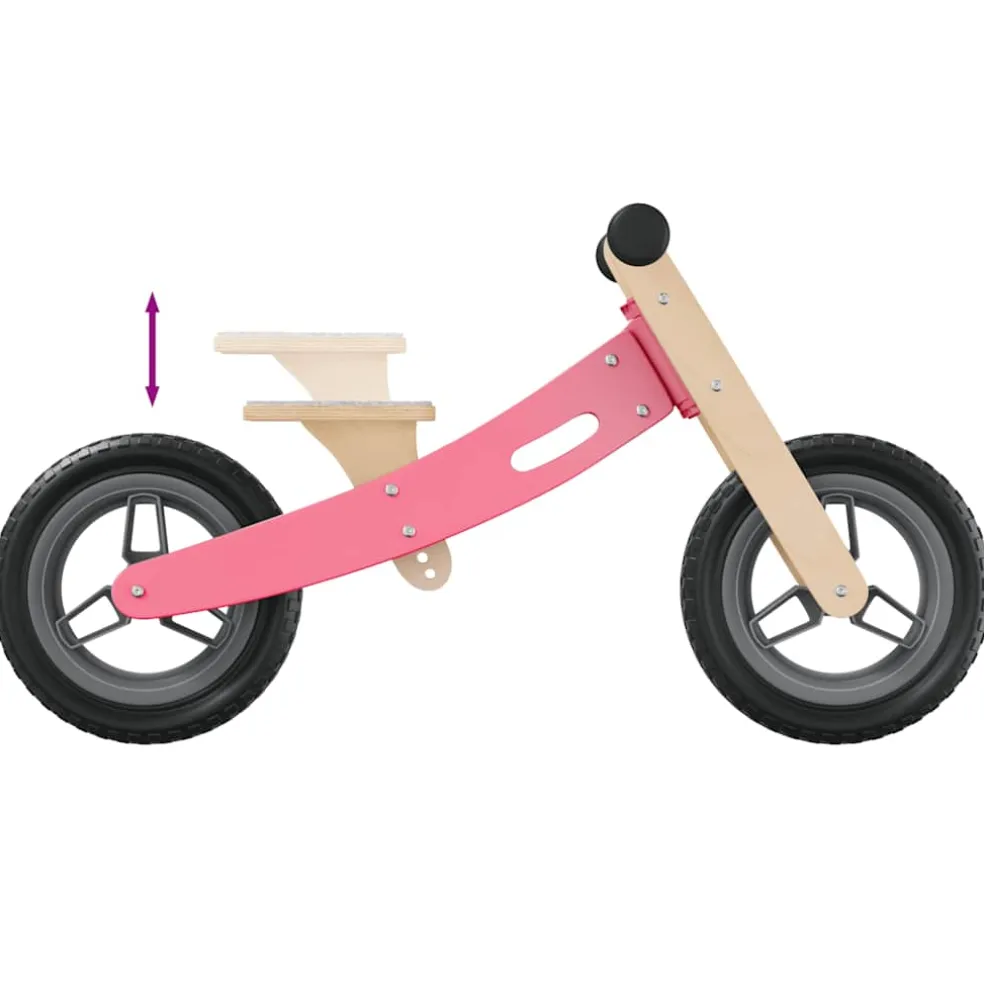 vidaXL Loopfiets voor kinderen roze