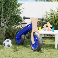 vidaXL Loopfiets voor kinderen met luchtbanden blauw