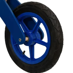 vidaXL Loopfiets voor kinderen met luchtbanden blauw