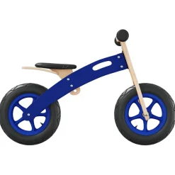 vidaXL Loopfiets voor kinderen met luchtbanden blauw