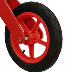 vidaXL Loopfiets voor kinderen met luchtbanden rood