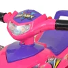 vidaXL Loopquad met licht en geluid roze en paars