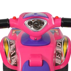 vidaXL Loopquad met licht en geluid roze en paars