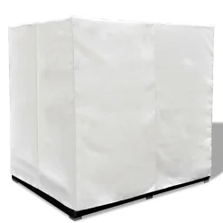 vidaXL Loungebed met gordijnen poly rattan zwart