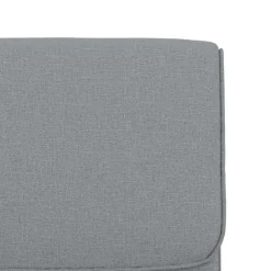 vidaXL Loungestoel 55x64x80 cm stof lichtgrijs