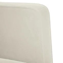 vidaXL Loveseat bank crème 111 cm fluweel