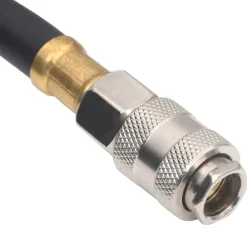 vidaXL Luchtslang hybride 0,6'' 2 m rubber en pvc zwart