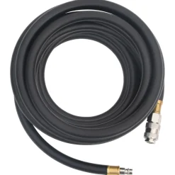 vidaXL Luchtslang hybride 0,6'' 2 m rubber en pvc zwart