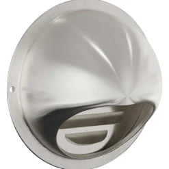 vidaXL Luchtventilatie roosters 2 st zilver 80 mm Roestvrij staal