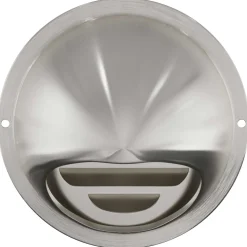 vidaXL Luchtventilatie roosters 2 st zilver 80 mm Roestvrij staal