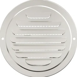 vidaXL Luchtventilatie roosters 4 st Zilver 80 mm Roestvrij staal