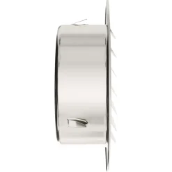 vidaXL Luchtventilatie roosters 4 st Zilver 80 mm Roestvrij staal