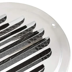 vidaXL Luchtventilatie roosters 4 st Zilver 80 mm Roestvrij staal
