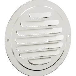 vidaXL Luchtventilatie roosters 4 st Zilver 80 mm Roestvrij staal