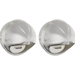 vidaXL Luchtventilatie roosters 2 st zilver 200 mm Roestvrij staal