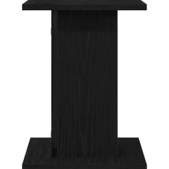 vidaXL Luidspreker standaards 2 st Zwart Eiken 30 x 30 x 40 cm