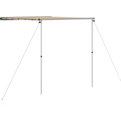 vidaXL Luifel voor camper en caravan 2,4x2,5x2,15 m beige