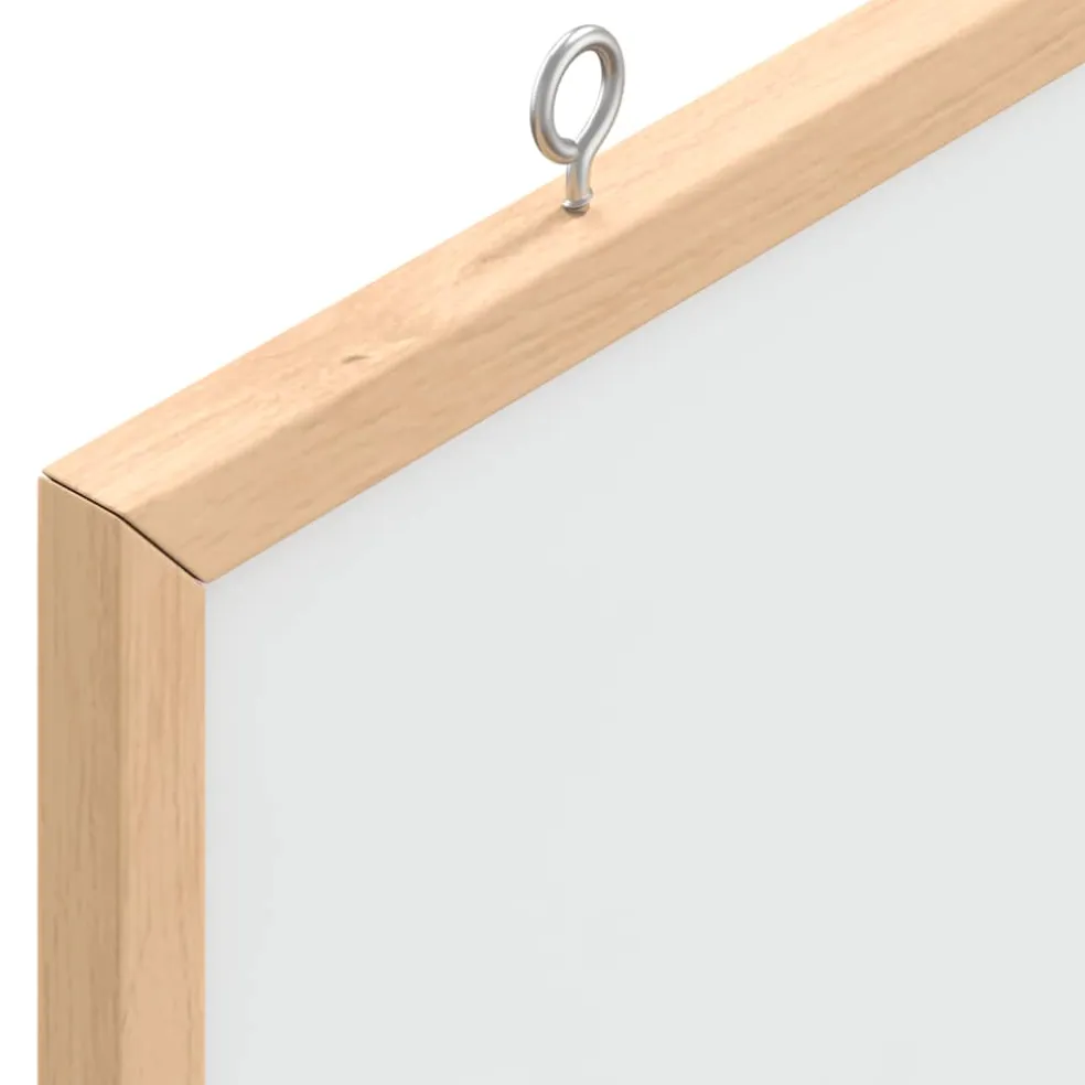 vidaXL Magnetisch whiteboard met massief grenenhouten frame 40x30 cm