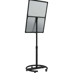 vidaXL Magnetisch whiteboard Zwart en Wit 62 x 62,5 x 197 cm EPS