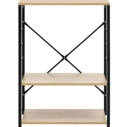 vidaXL Magnetronkast 60x39,6x79,5 cm bewerkt hout zwart en eikenkleur