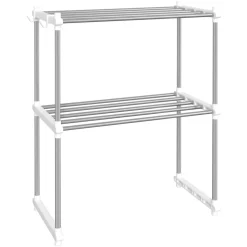 vidaXL Magnetronrek 51x27x63 cm aluminium wit