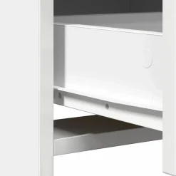 vidaXL Make-up tafel set met LED 2 st Wit Bewerkt hout
