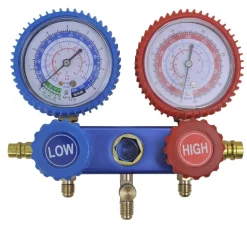 vidaXL Manometer 2-richtingen set in opbergkoffer