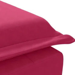 vidaXL Massage chaise longue met bolster fluweel wijnrood