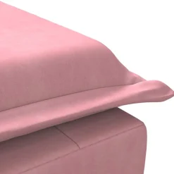 vidaXL Massage chaise longue met bolster fluweel roze