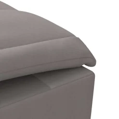 vidaXL Massage chaise longue met bolster stof taupe