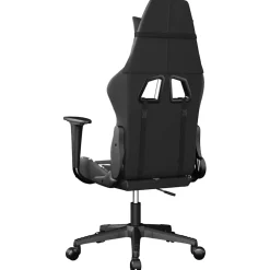 vidaXL Massage gamestoel kunstleer zwart en camouflage