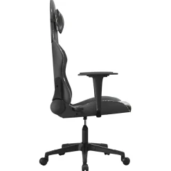 vidaXL Massage gamestoel kunstleer zwart en camouflage