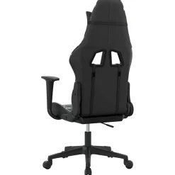 vidaXL Massage gamestoel kunstleer zwart en camouflage